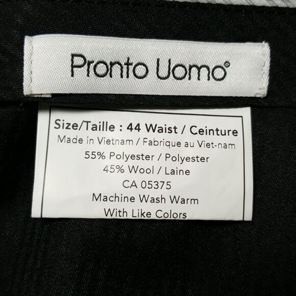 Pronto Uomo Men's Pants Size 44 Front PleatedTan Dress Pants - Picture 5 of 5